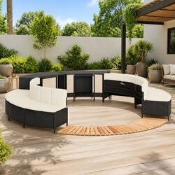 Durable Hot Tub Surround with Storage Bench Outdoor Seating