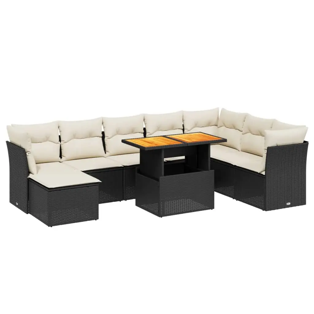 9-Piece Garden Sofa Set for Outdoor Spaces