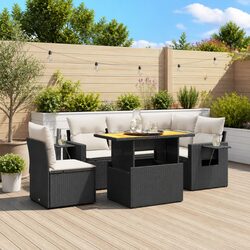 Premium 6-Piece Garden Sofa Set for Outdoor Lounging