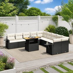 Premium 11 Piece Garden Sofa Set for Outdoor Spaces