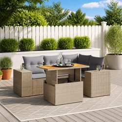 Durable 5-Piece Garden Sofa Set for Outdoor Spaces