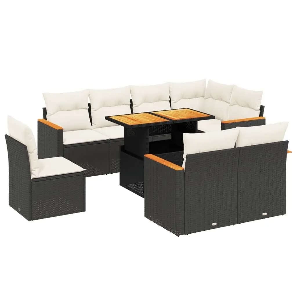 9 Piece Garden Sofa Set for Outdoor Use