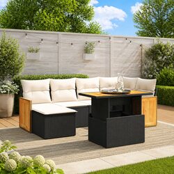 Premium 7 Piece Garden Sofa Set for Patio and Outdoor