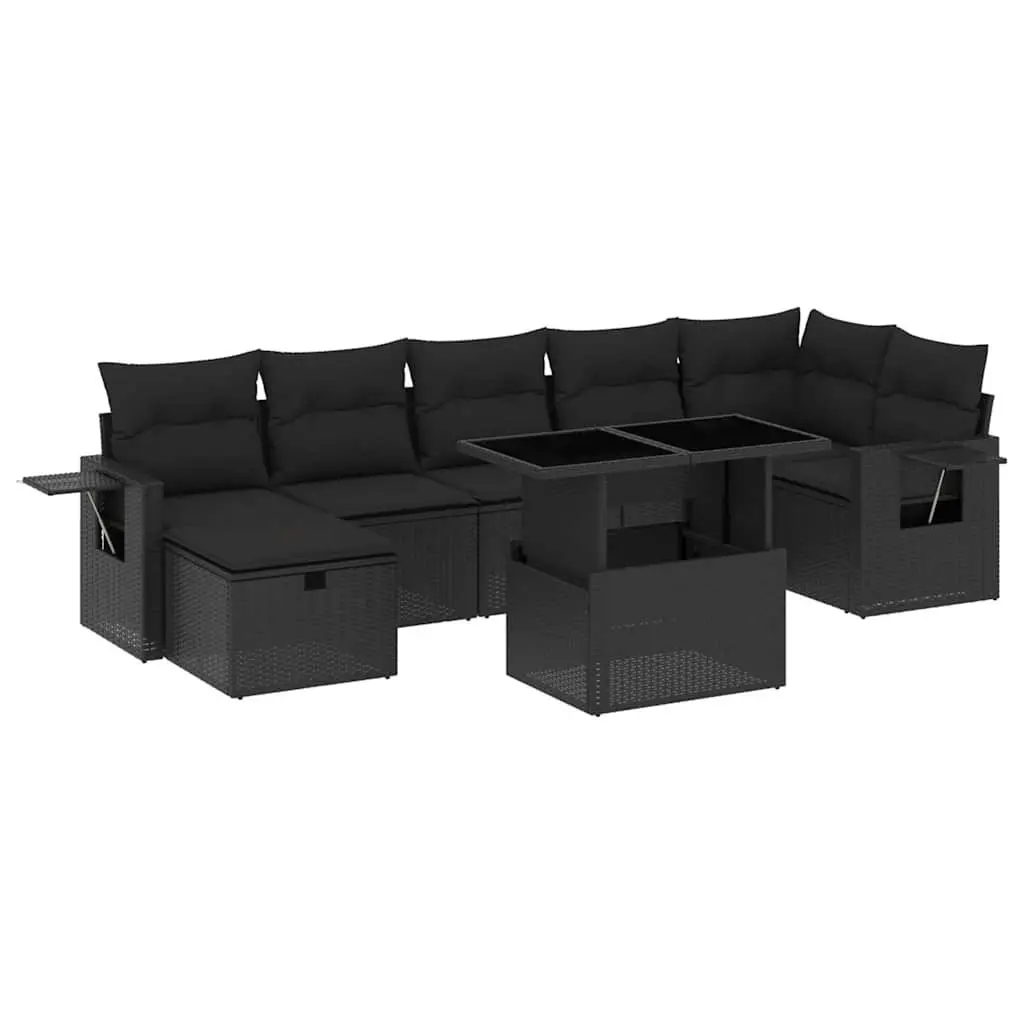 8 Piece Modular Garden Sofa Set for Outdoor Living