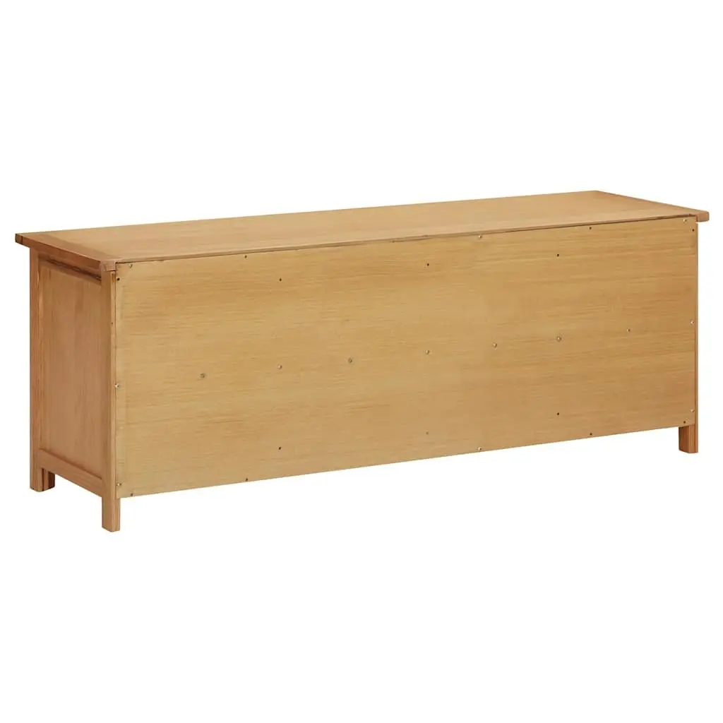 Solid Wood Shoe Rack Bench with 8 Compartments