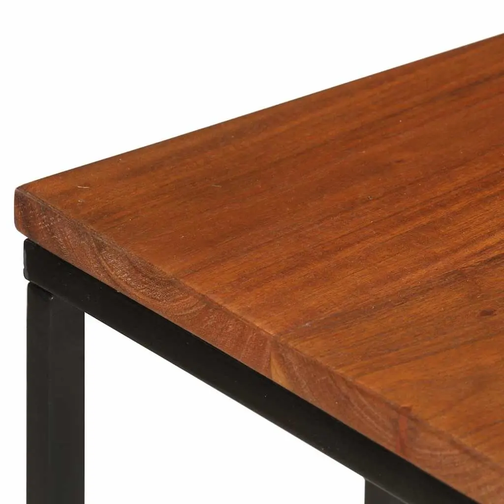 Brown Wooden Accent Table for Living Spaces