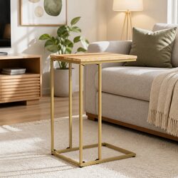 Stylish Brown Side Table 35x45x65cm for Living Rooms