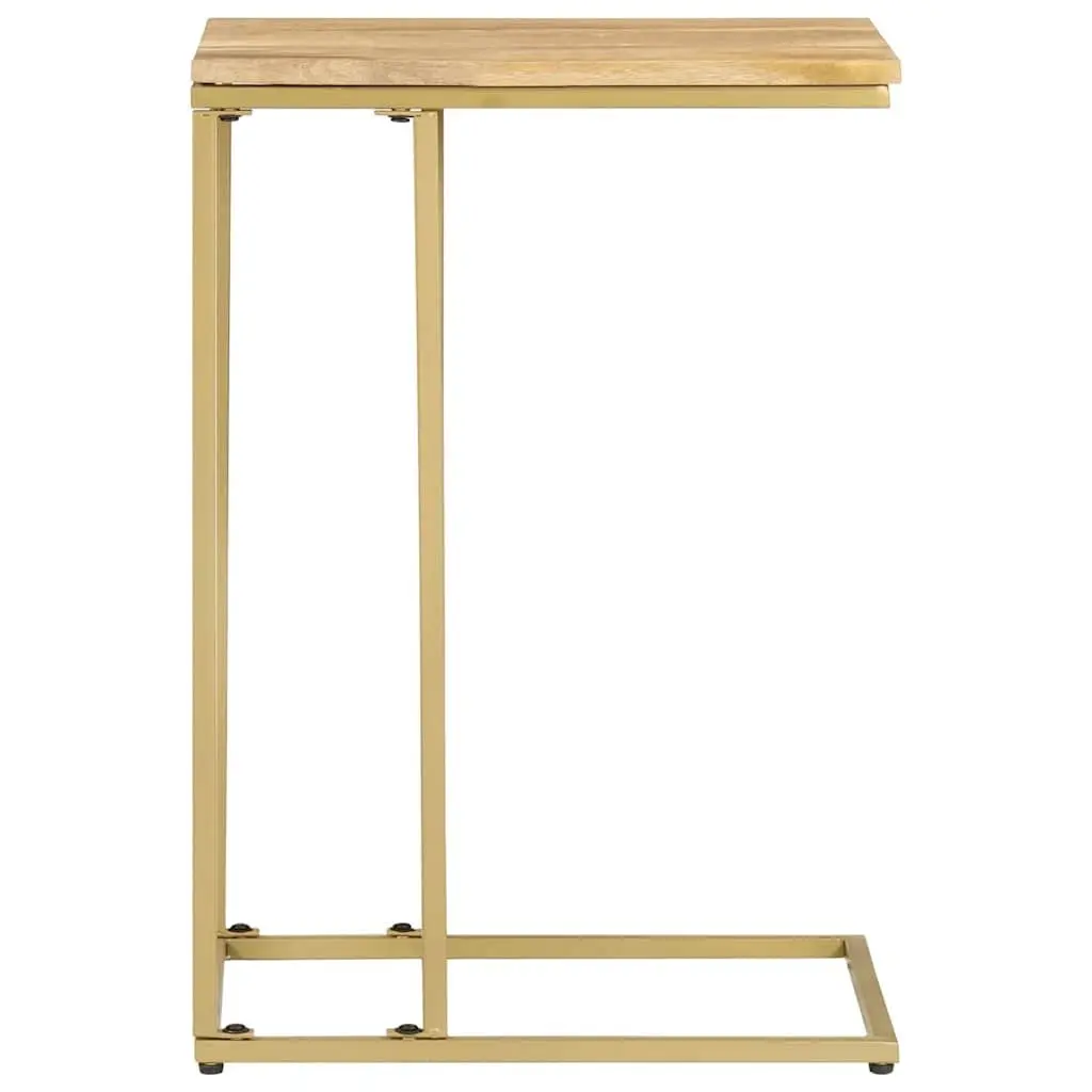 Side Table Solid Mango Wood 35x45x65cm Brown