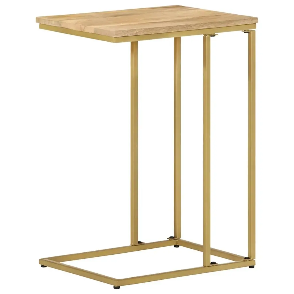 Side Table Solid Mango Wood 35x45x65cm Brown