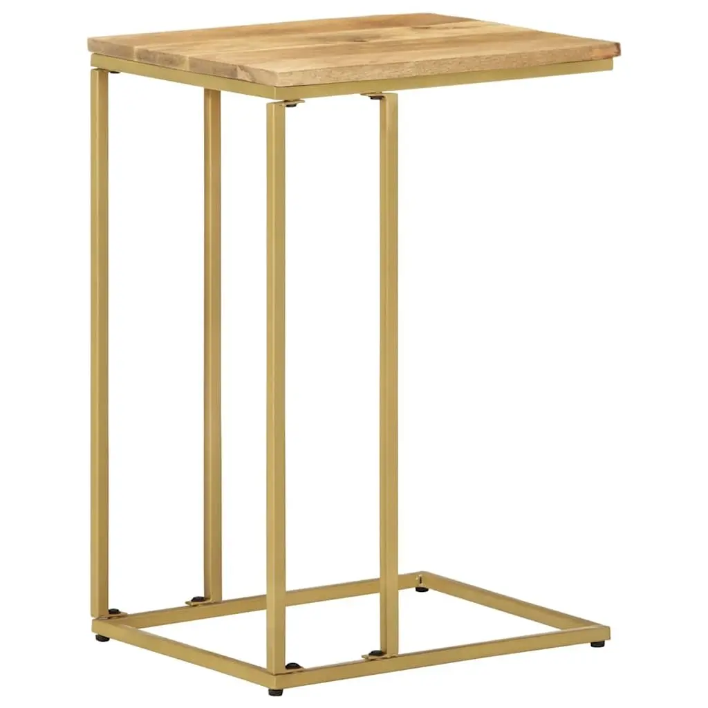Side Table Solid Mango Wood 35x45x65cm Brown