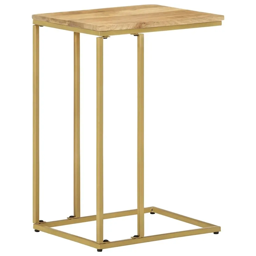 Side Table Solid Mango Wood 35x45x65cm Brown
