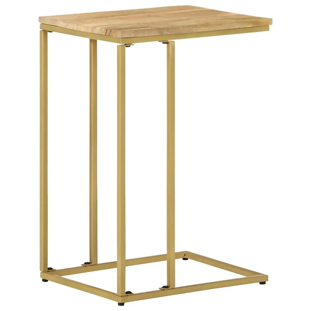 Side Table Solid Mango Wood 35x45x65cm Brown
