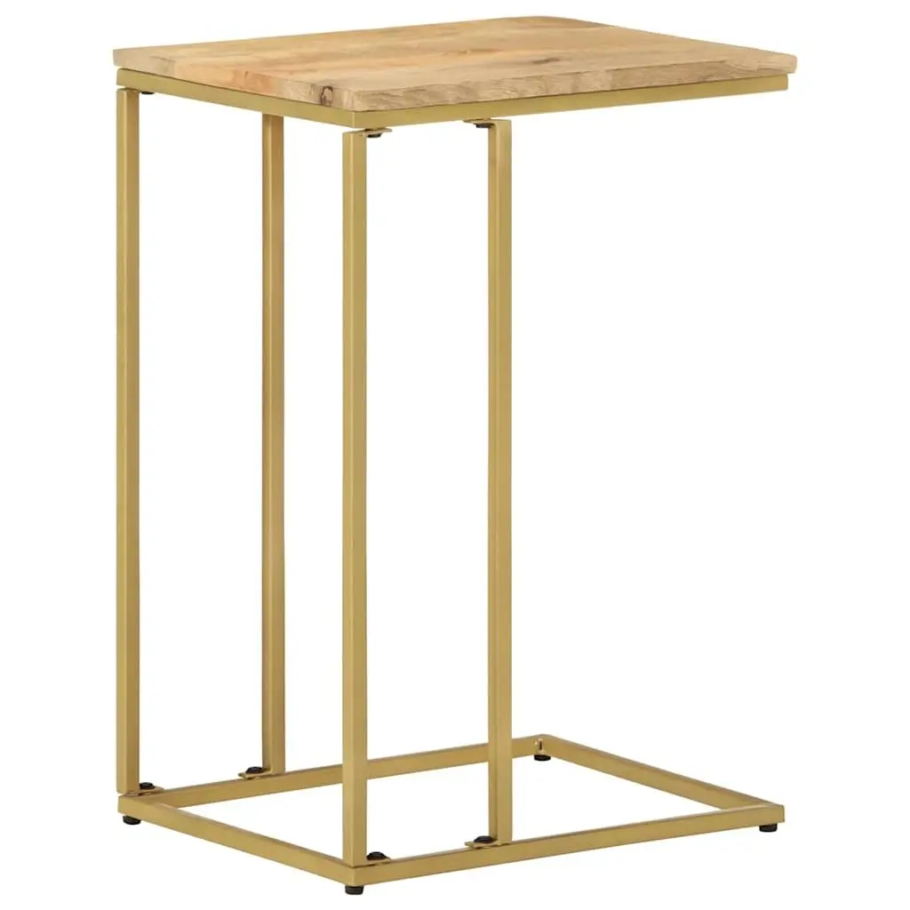Side Table Solid Mango Wood 35x45x65cm Brown