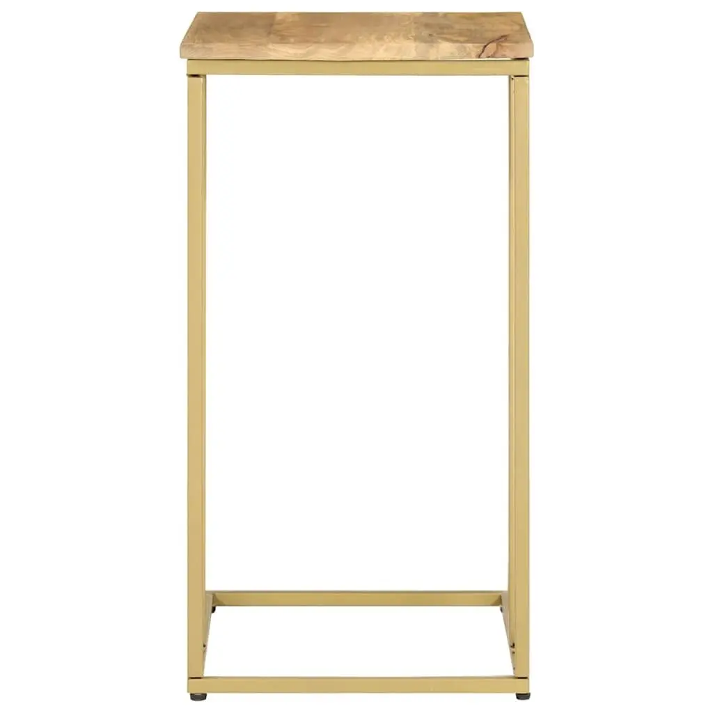 Side Table Solid Mango Wood 35x45x65cm Brown