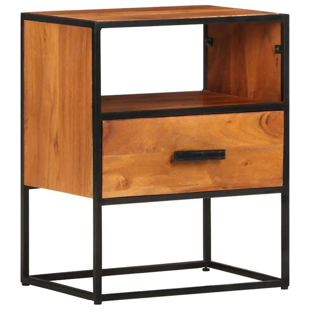 Bedside Table 40x30x50 cm Solid Acacia Wood