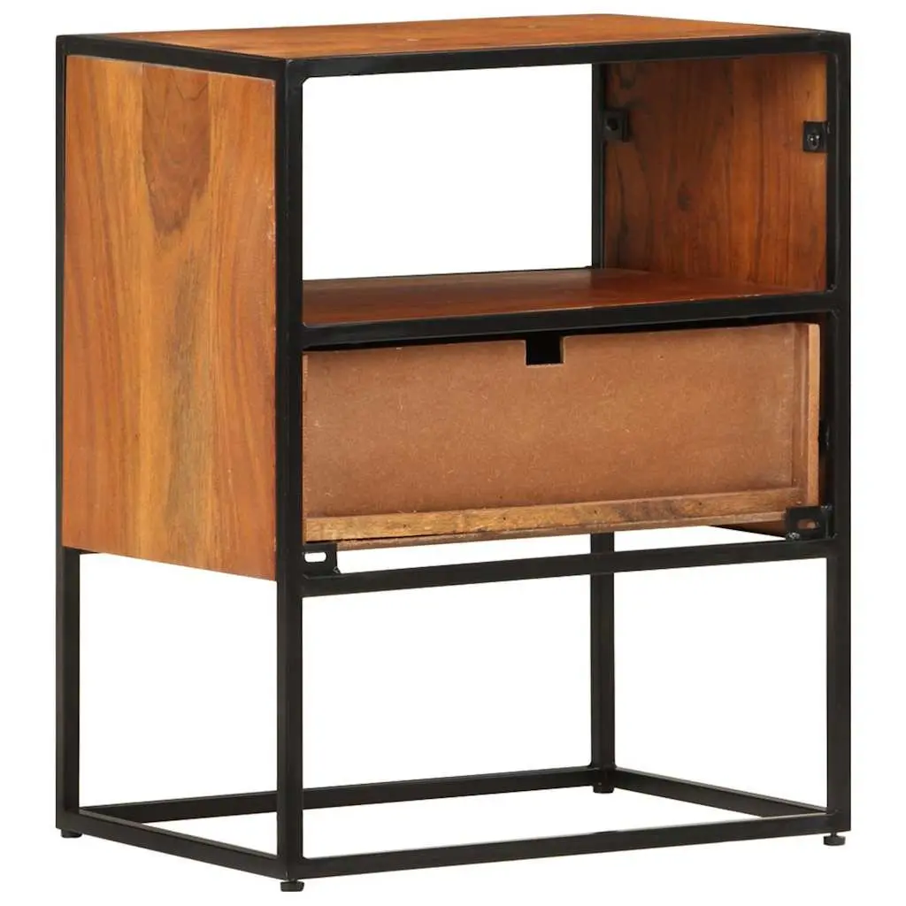 Bedside Table 40x30x50 cm Solid Acacia Wood