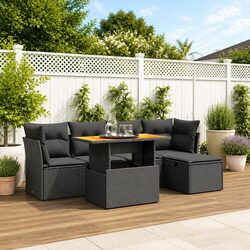 High-Quality 6 Piece Modular Outdoor Garden Sofa Set
