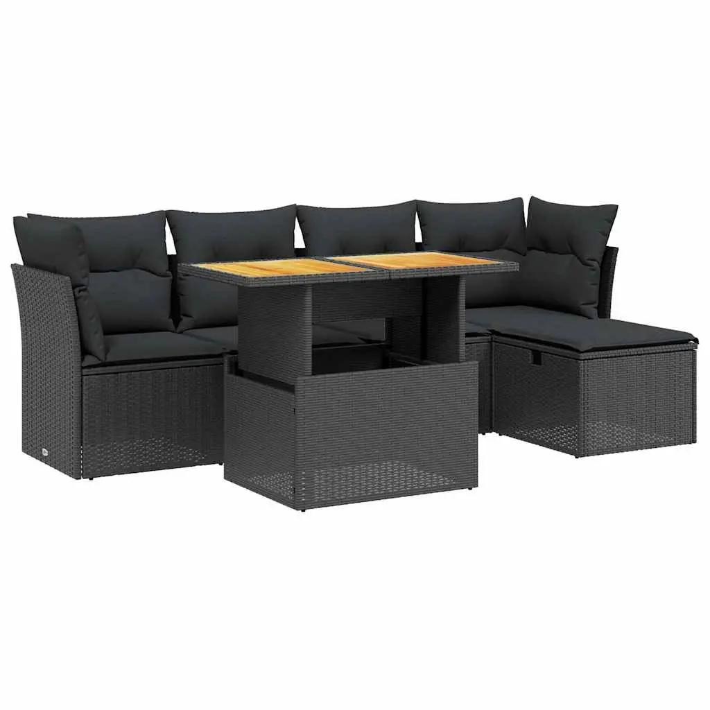 6 Piece Modular Outdoor Garden Sofa Set