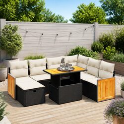 Premium 8-Piece Outdoor Modular Garden Sofa Set