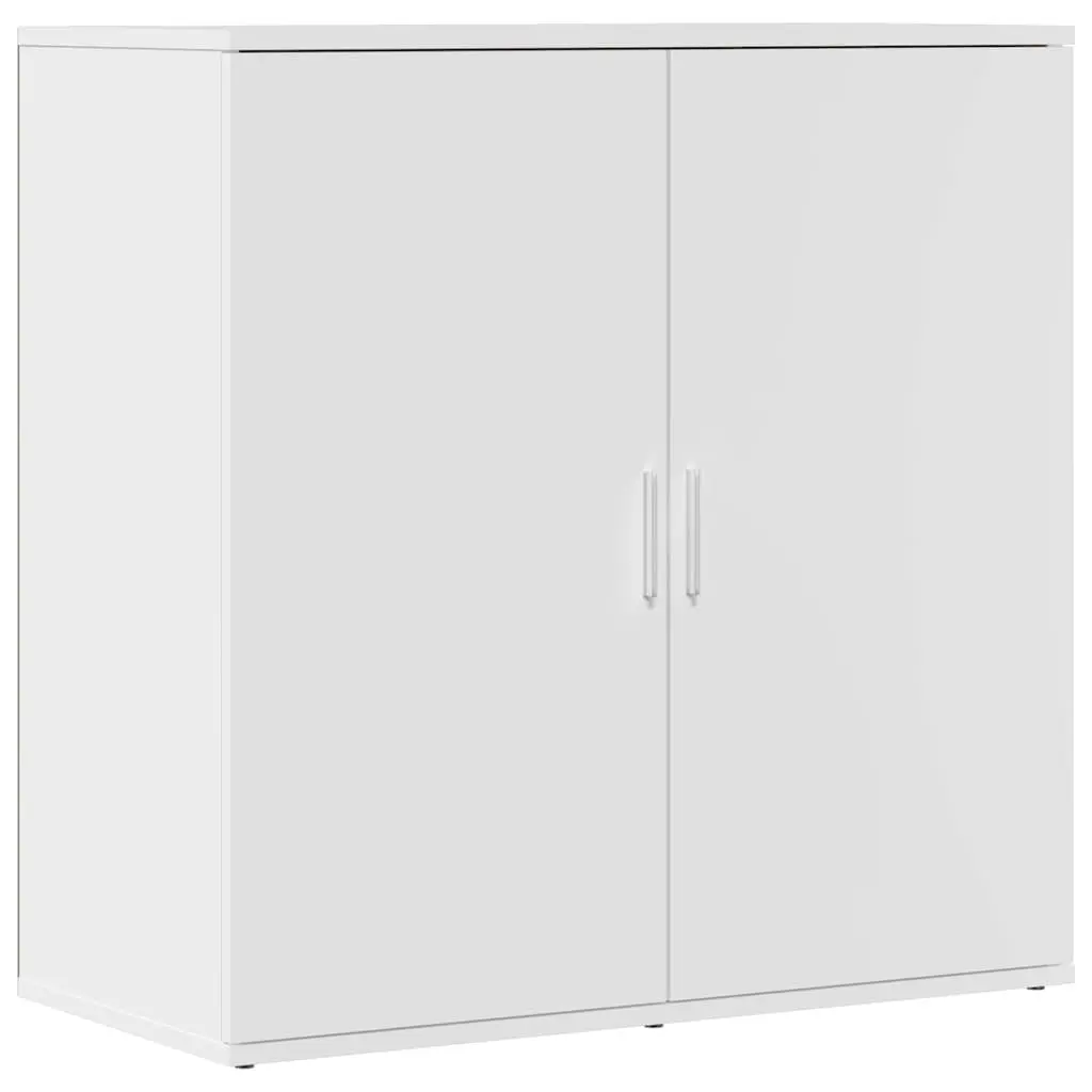 Sideboard Cabinet 2 pcs White 79x38x80 cm Storage Buffet Engineered Wood