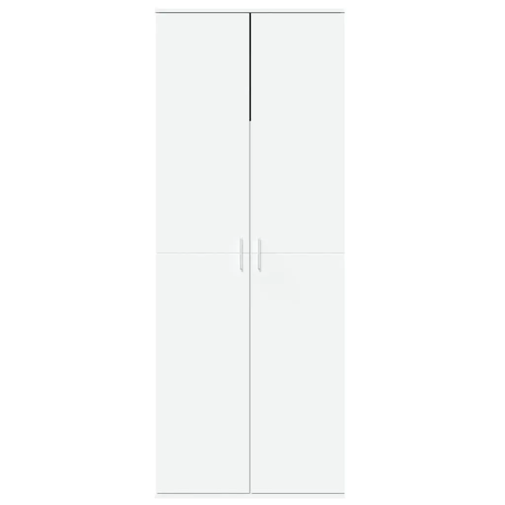 Storage Cabinet Highboard White 70x35x180 cm Engineered Wood Tall Cupboard