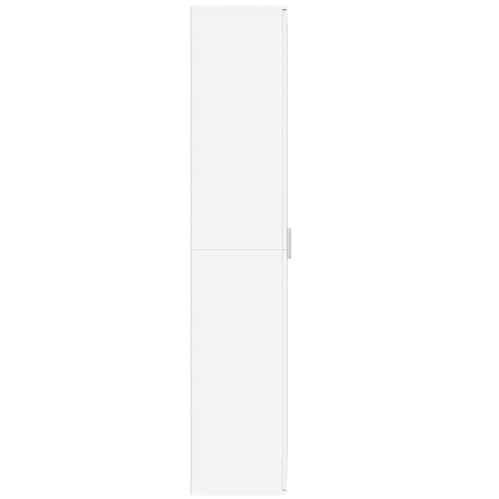 Storage Cabinet Highboard White 70x35x180 cm Engineered Wood Tall Cupboard