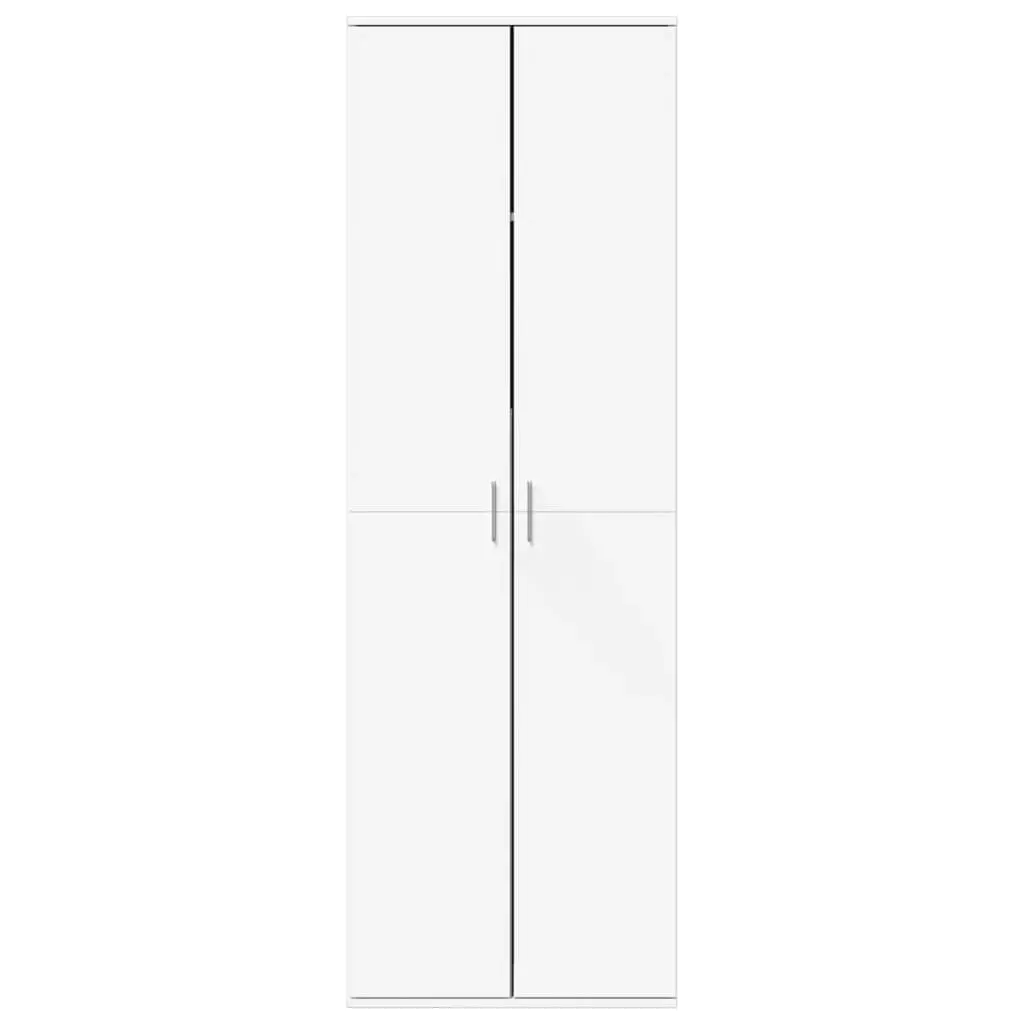 Storage Cabinet Engineered Wood White 60x35x180cm Interior Highboard
