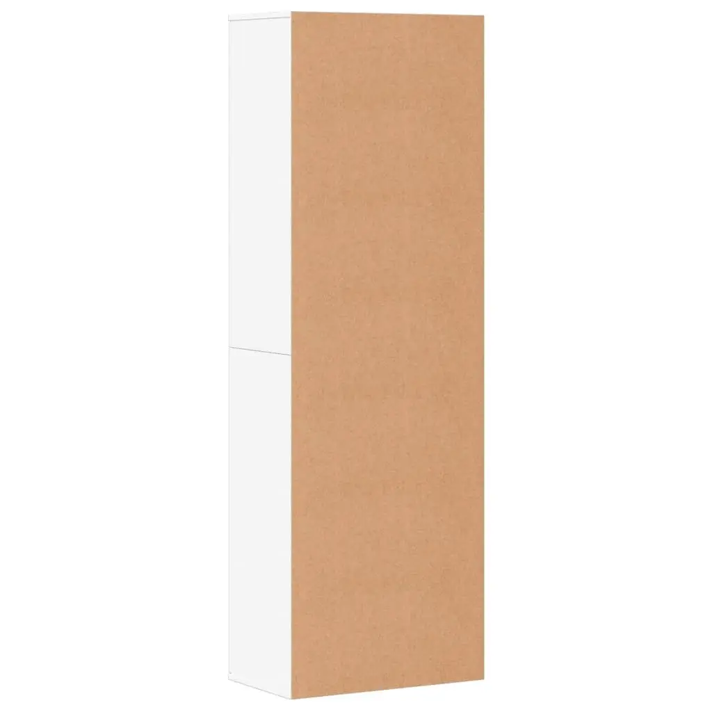 Storage Cabinet Engineered Wood White 60x35x180cm Interior Highboard