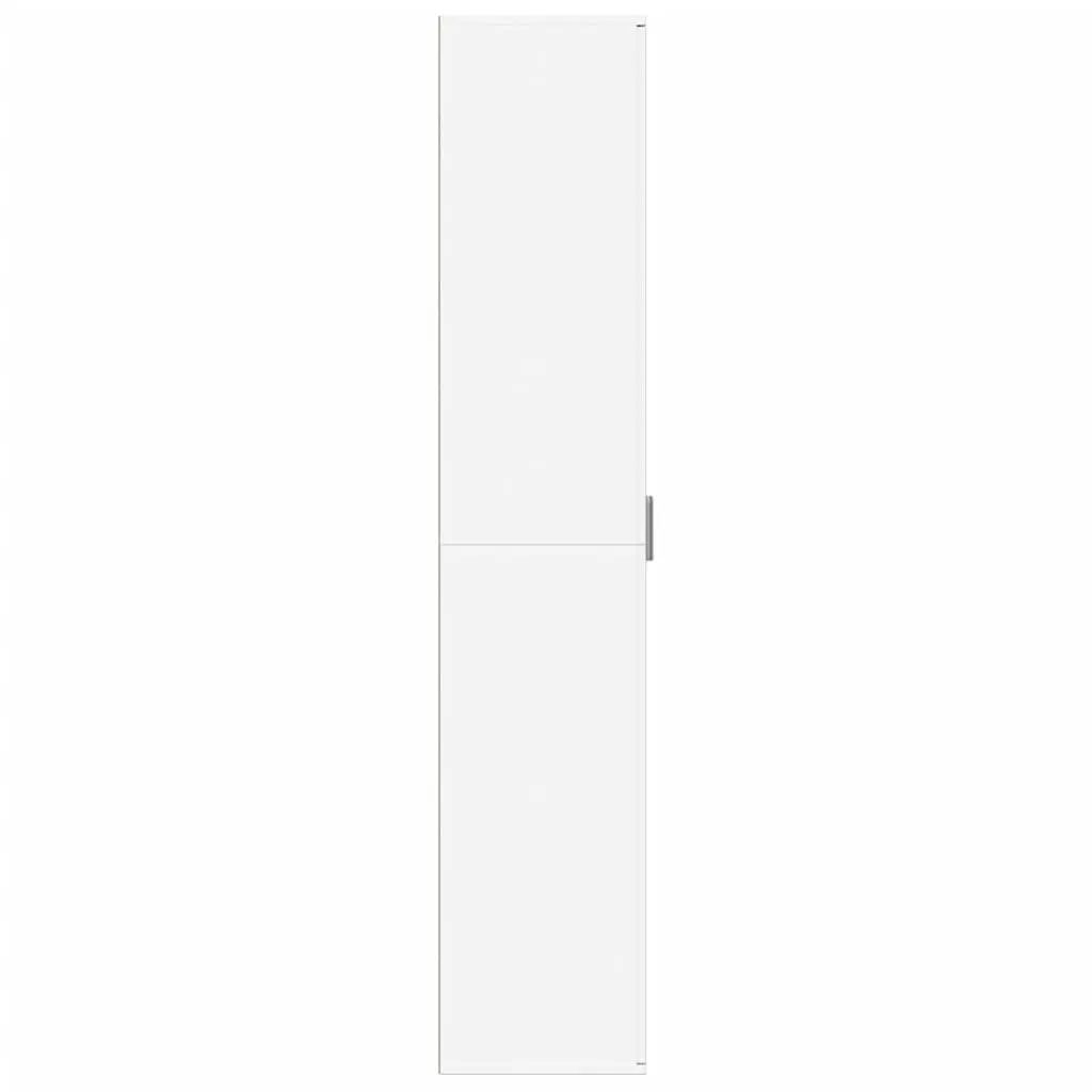 Storage Cabinet Engineered Wood White 60x35x180cm Interior Highboard