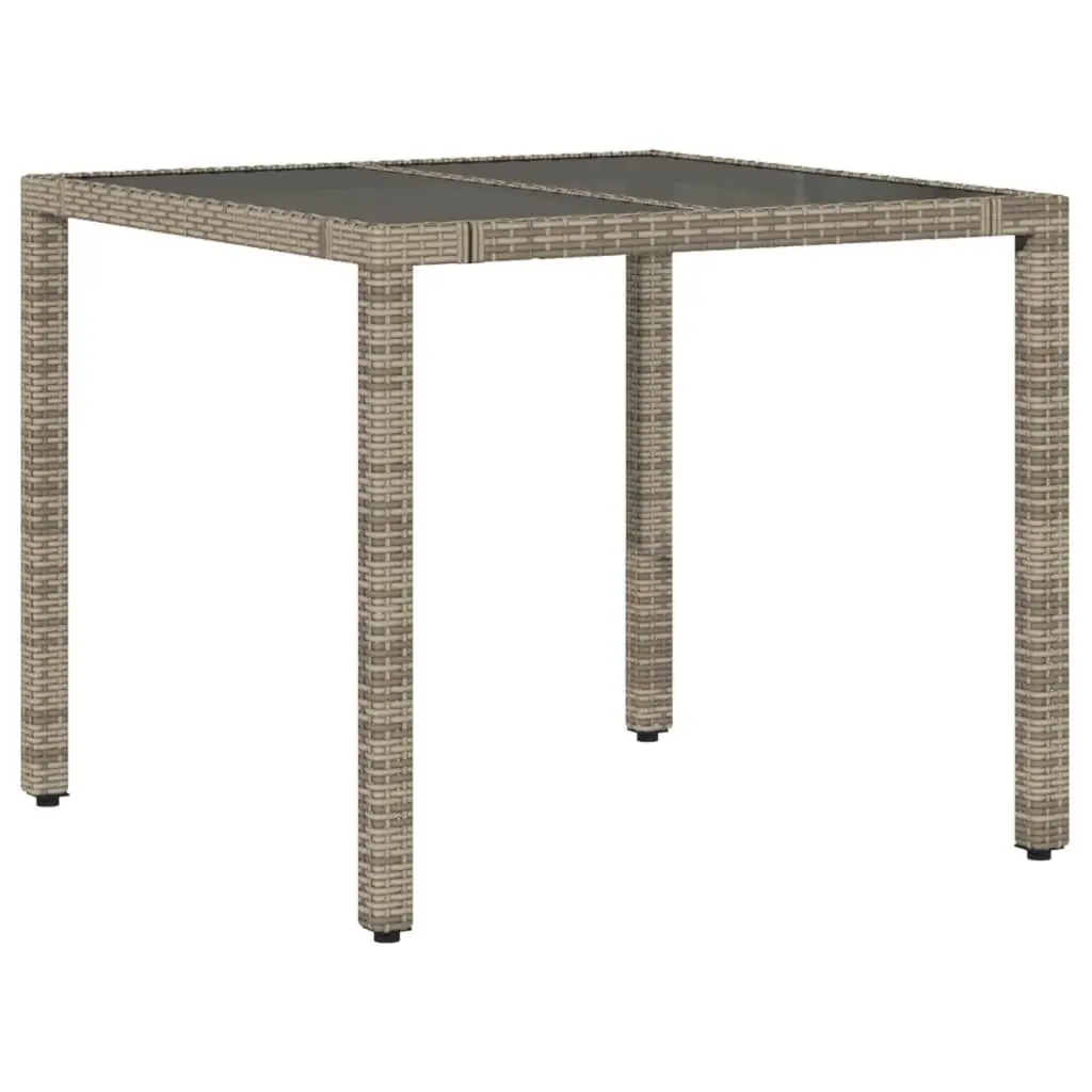 3 Piece Adjustable Garden Bistro Set in Grey