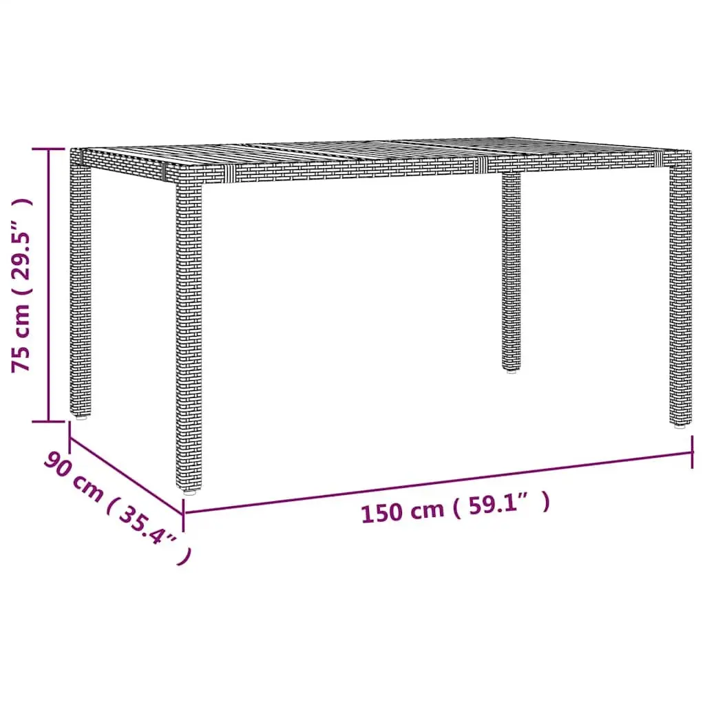 Bistro Set 5 Piece PE Poly Rattan Outdoor Furniture Grey with Cushions