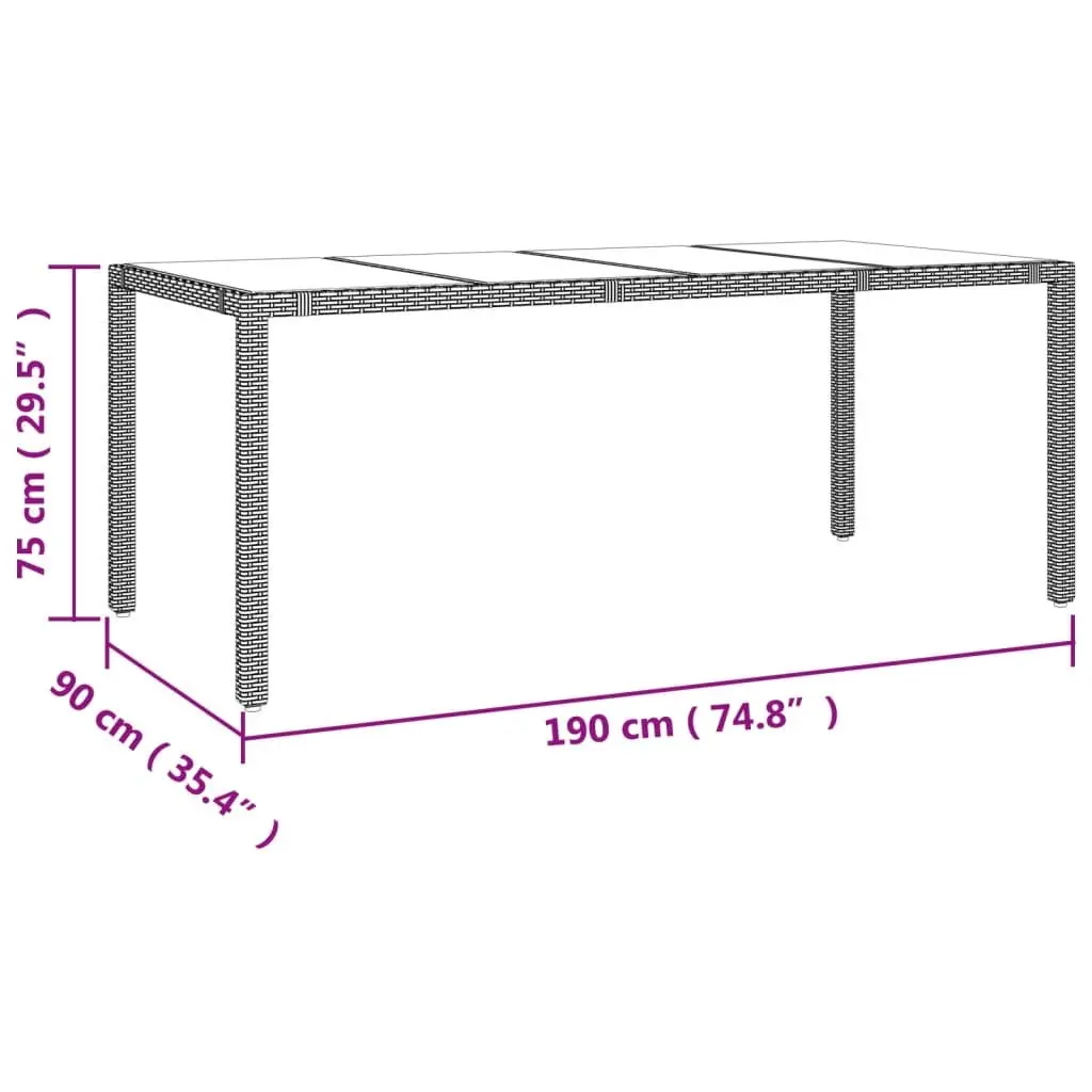 Garden Dining Set for Outdoor Enjoyment