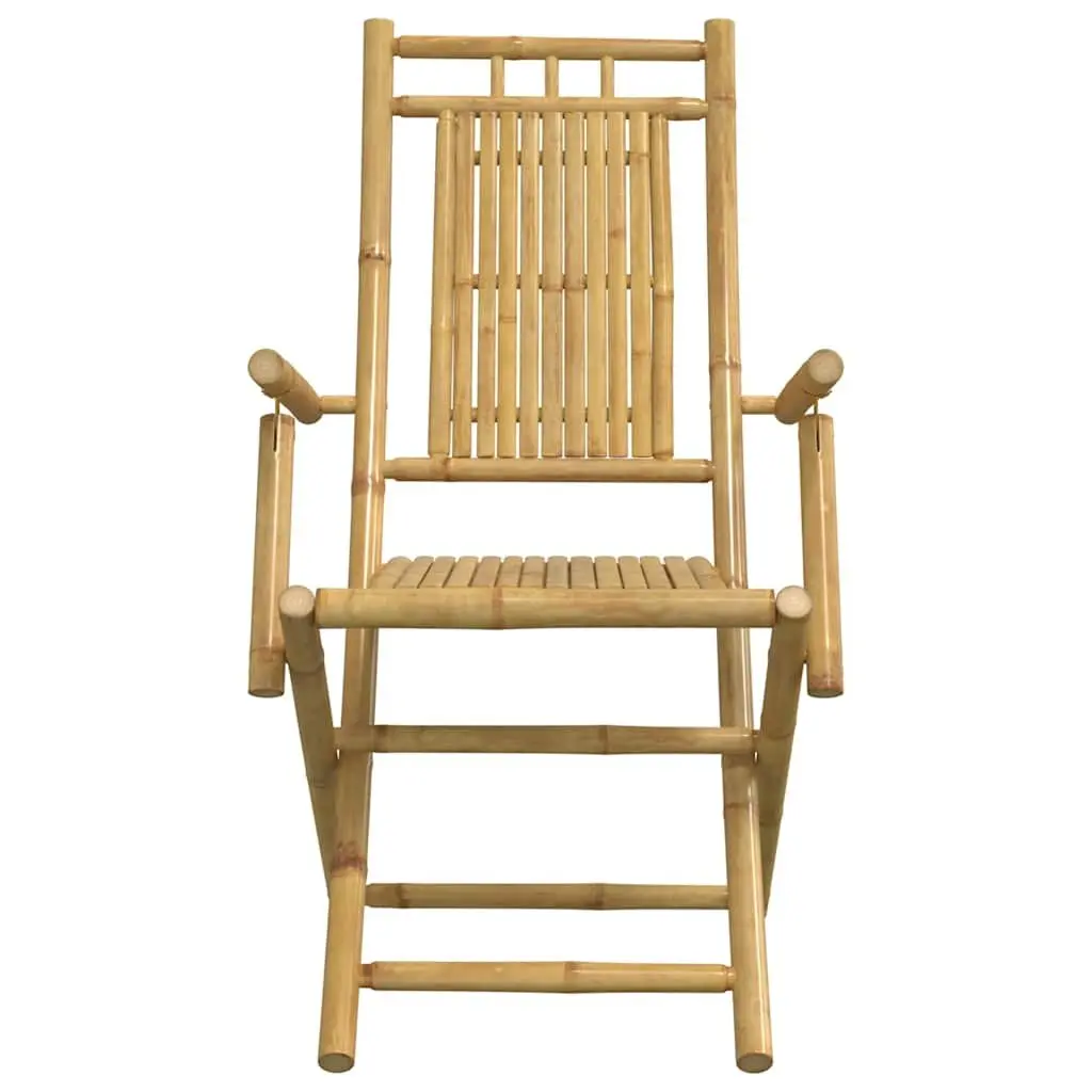 Brown Foldable 3 Piece Bistro Set for Outdoor Spaces
