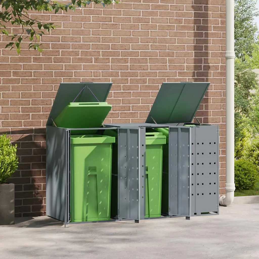 Wheelie Bin Storage Shed for 3 Garbage Bins