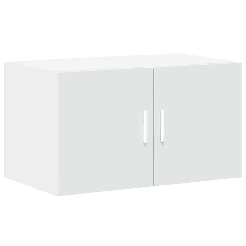 White Tall Storage Cabinet for Maximum Vertical Space