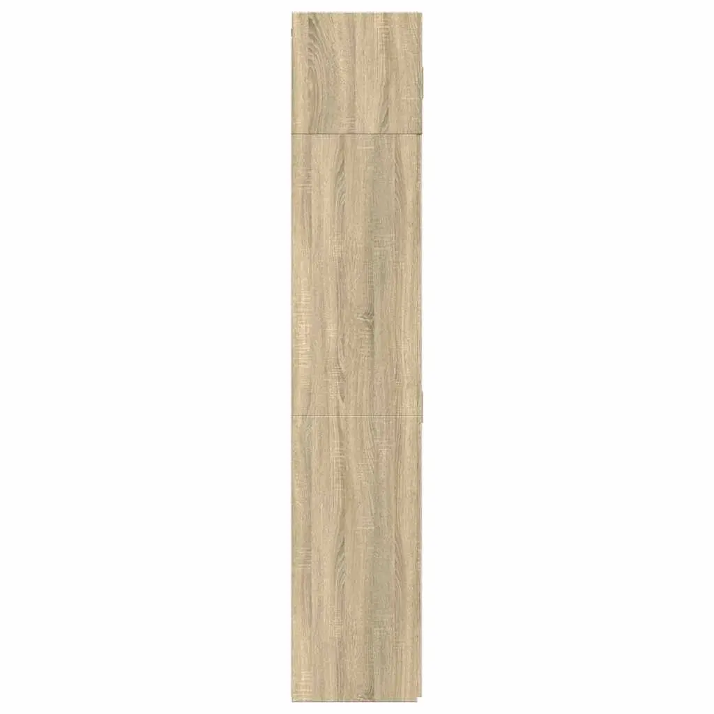 Storage Cabinet Engineered Wood 70 x 42.5 x 225 cm Sonoma Oak Brown