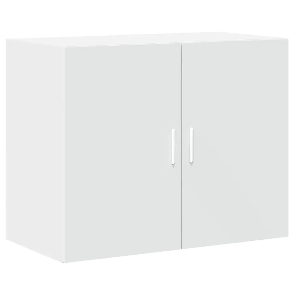 White Highboard Storage Cabinet 80x42.5x249cm