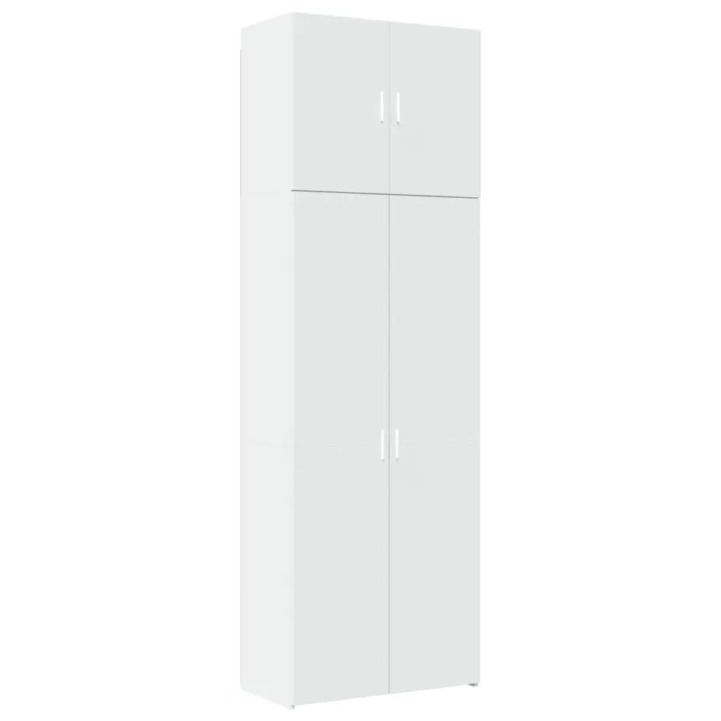 Highboard Engineered Wood 80x42.5x249cm White Storage Cabinet