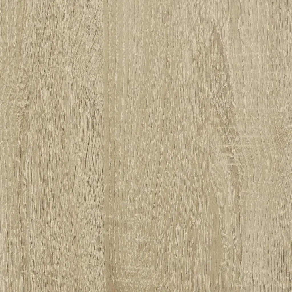 Highboard Storage Cabinet in Brown Engineered Wood
