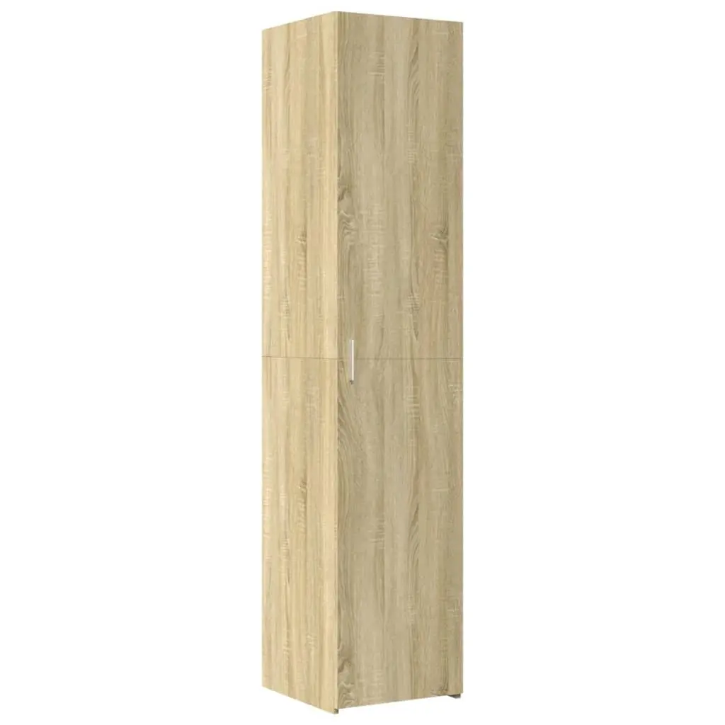 Highboard Storage Cabinet Engineered Wood 40 x 42.5 x 185 cm Brown