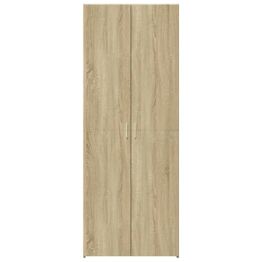 Highboard Storage Cabinet Engineered Wood 70 x 42.5 x 185 cm Brown