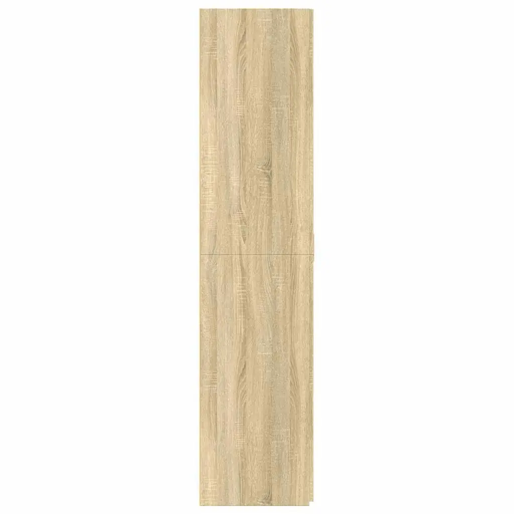Highboard Storage Cabinet Engineered Wood 70 x 42.5 x 185 cm Brown