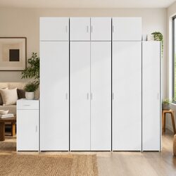 Elegant White Highboard Storage Cabinet for Any Room
