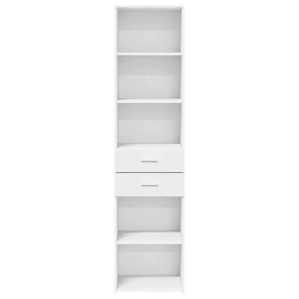 White Modern Highboard Storage Cabinet for Organizing