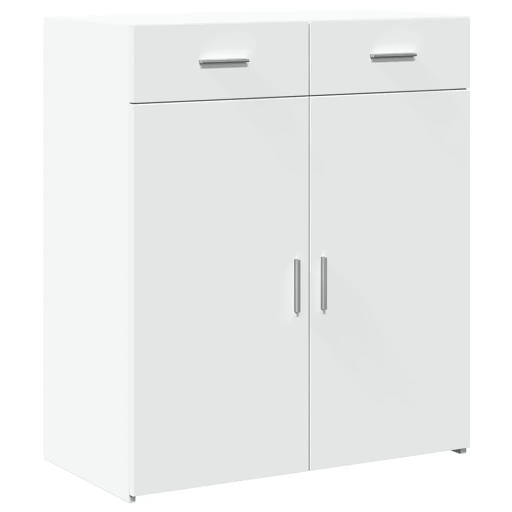 White Sideboard Cabinet with Storage Drawers