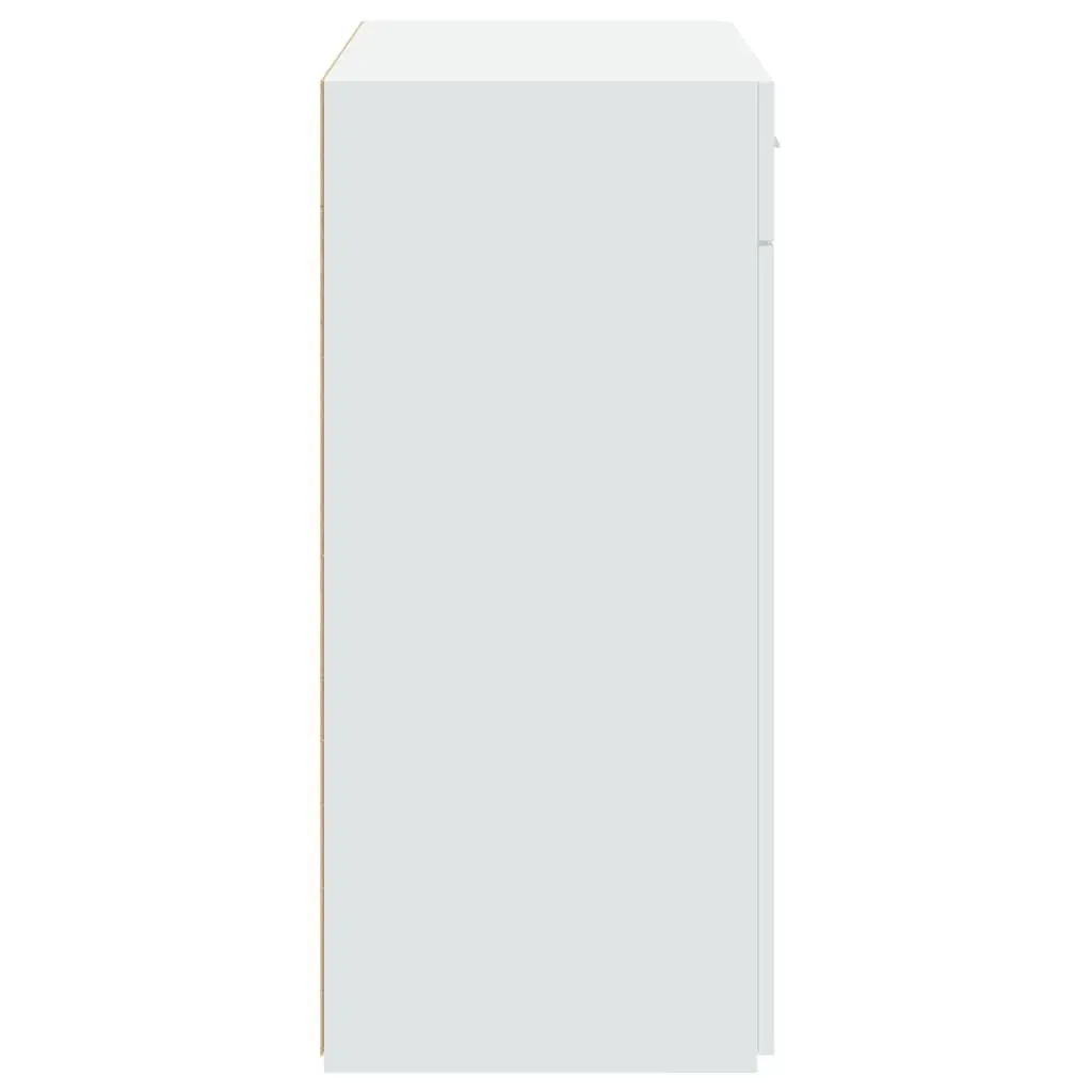 White Sideboard Cabinet with Storage Drawers