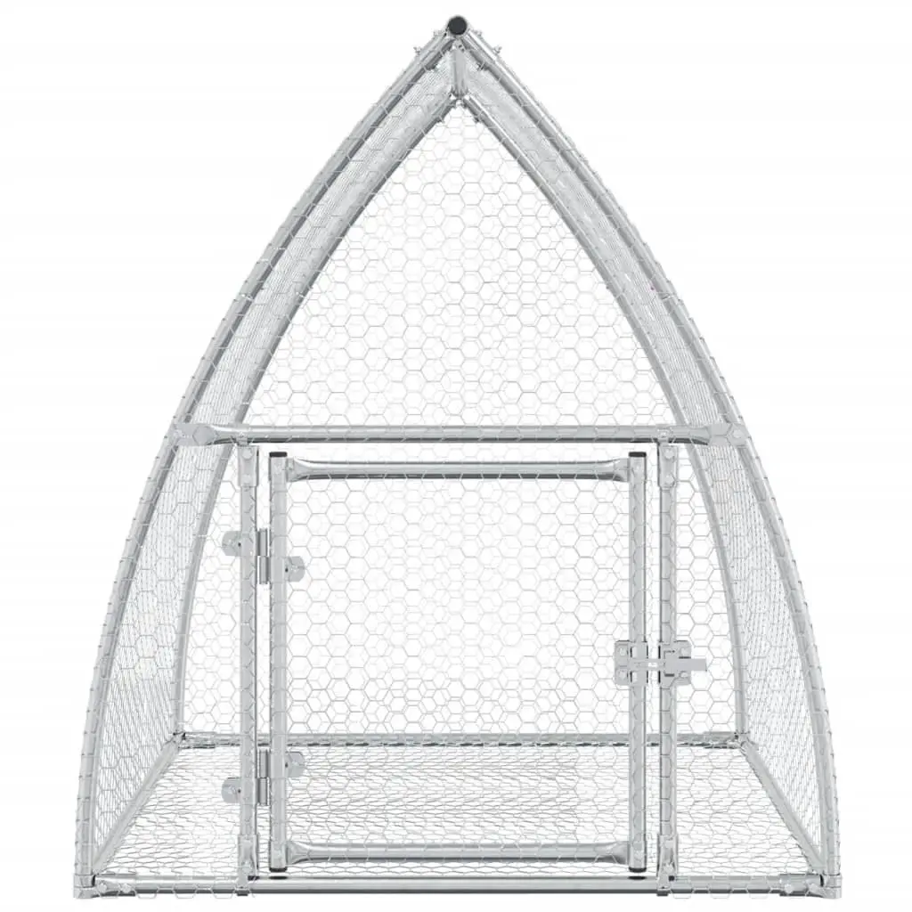 Rabbit Hutch with Galvanised Steel Frame