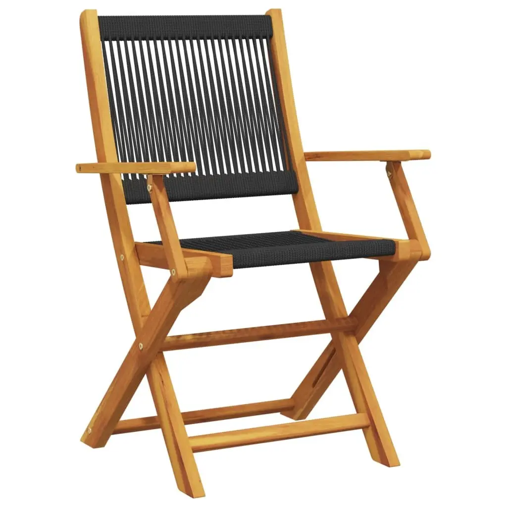 7 Piece Outdoor Dining Set with Foldable Chairs