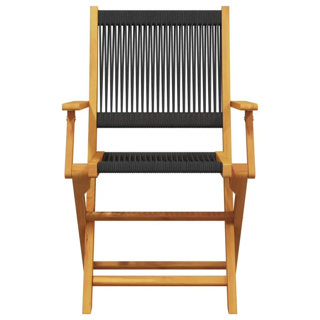 7 Piece Outdoor Dining Set with Foldable Chairs