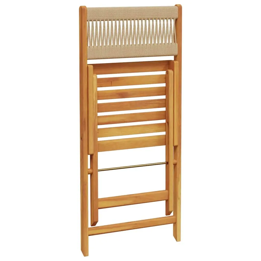 Beige 3-Piece Bistro Set for Outdoor Spaces